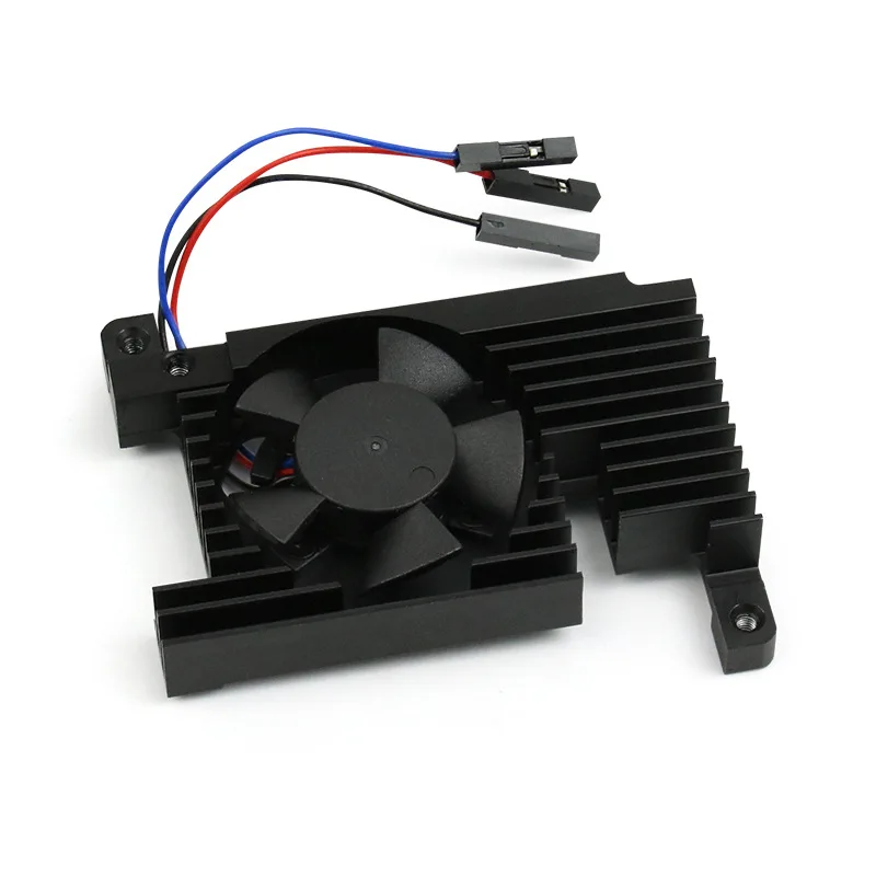 Raspberry Pi 4B Kühlkörper-Lüfter aus Aluminiumlegierung, Raspberry Pi 4B PWM-Lüfter mit Geschwindigkeitsregelung