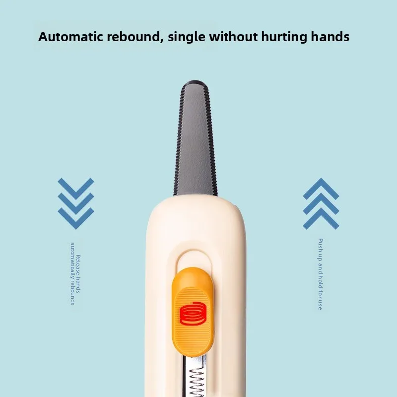 سكين فني من السيراميك من ديلي بحافة مسننة آمنة لفتح علبة التسليم السريع لن تؤذي أداة يدوية لفتح الطرود TD700 #4