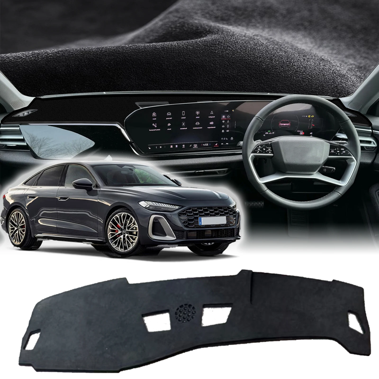 

fit for Audi A5 S5 RS5 2025 2026 2027 Avant Car Dashmat Accessories Dashboard Cover Pad DashMat Sunshade Protective Carpet