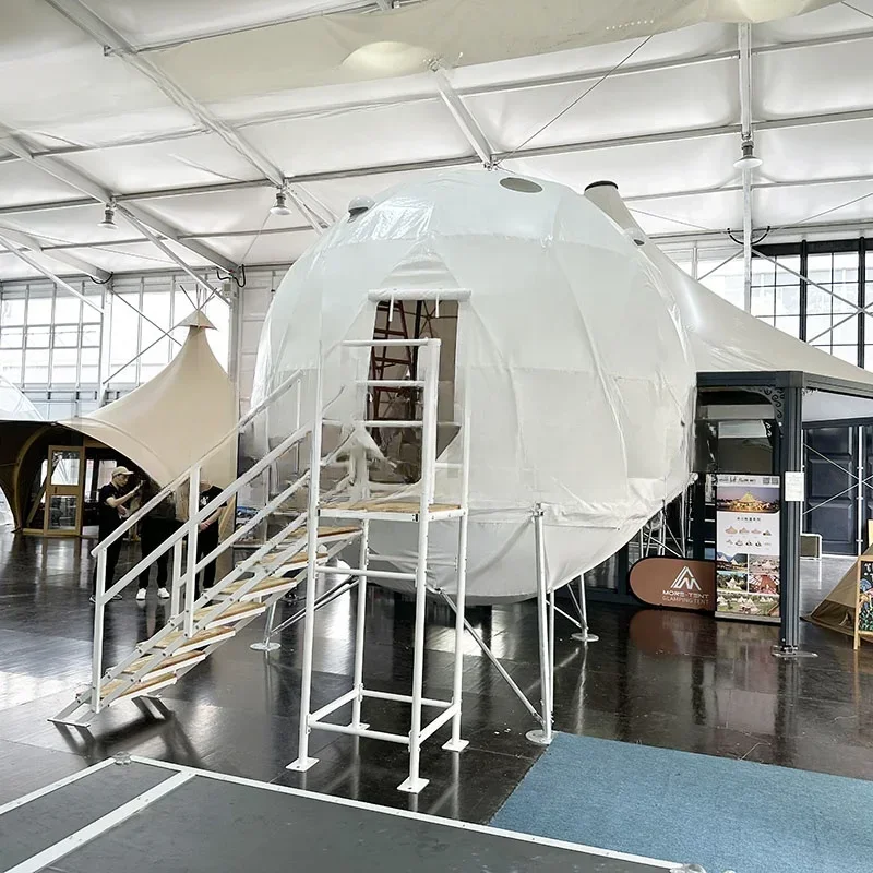 กันน้ําแขวน Tree Dome House Glamping เต็นท์
