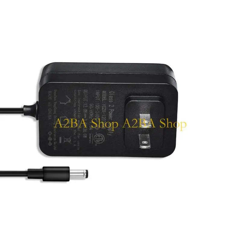 A2BA Compactly 36W Power Adapter US Plug Highly Temperature Resistance for Travel