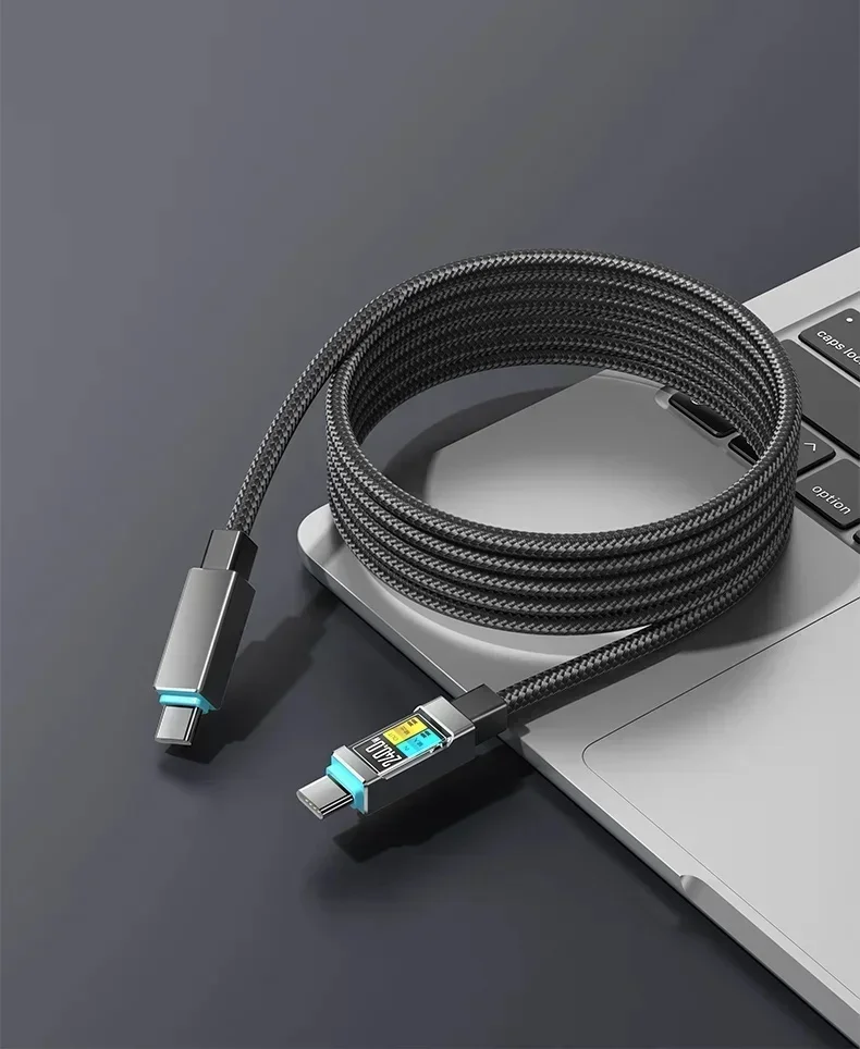 PD USB-C-Kabel, Schnellladekabel für Handys, Datenkabel für iPhone 17, Samsung, Xiaomi, Huawei, USB-Typ-C-auf-Typ-C-Schnellladekabel. – Detail 12