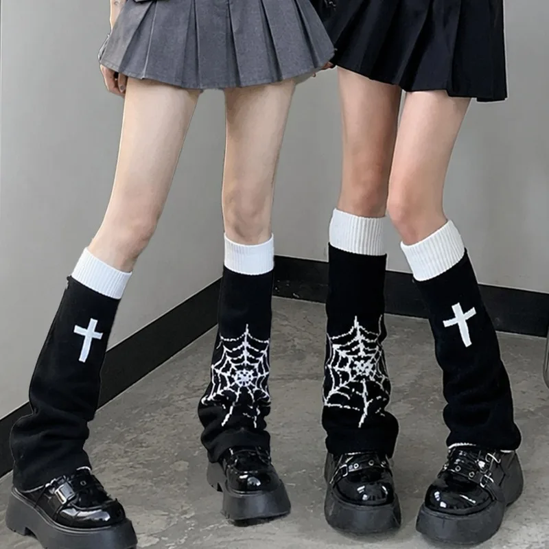meias-de-trico-soltas-com-teia-de-aranha-estilo-harajuku-y2k-2026-para-mulheres-leggings-pretas-punk-subcultura-meias-goticas-lolita-ate-o-joelho