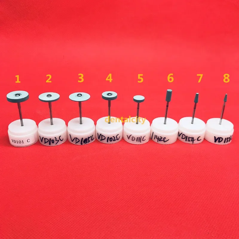 2.35mm Dental Lab Diamond Material Ceramic Grinder For Zirconia and full ceramic crowns polisher quick polishing