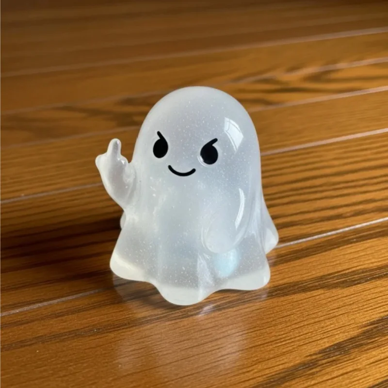 

Хэллоуин Непослушный призрак декоративное украшение из смолы, украшение для праздничного стола