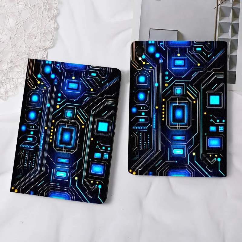 

Machinery Luxury Pattern For Samsung Galaxy Tab S11 A11 A9 A8 S6 A 10.1 A7 10.4 Plus 2025 2023 Tablet Case Gift