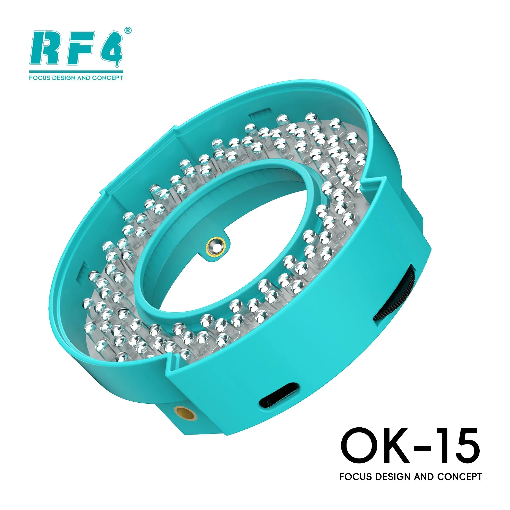 RF4 OK-15 Microscope Light Source LED Ring Light with Adjustable Brightness For Mobile Phone Repair Microscopes