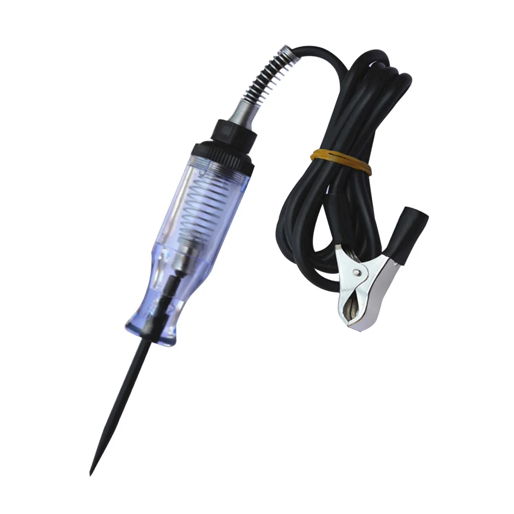 12-24 فولت اختبار ضوء لمبة سيارة جهاز فحص الدائرة الكهربائية القلم أداة تشخيص السيارة الكهربائية جهد السيارة