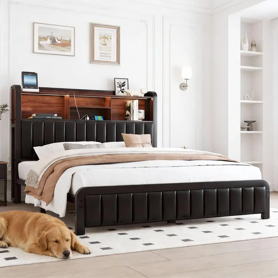 Bed Frame With 3Tie…