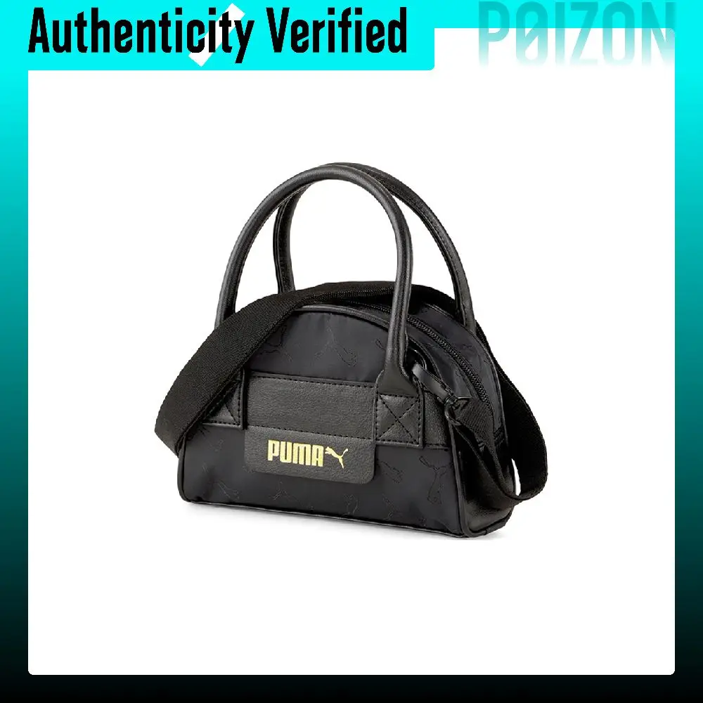 PUMA Fabric Handbag, Crossbody Bag, Shoulder Bag, Handbag Regular Unisex Pure Black 077940-01