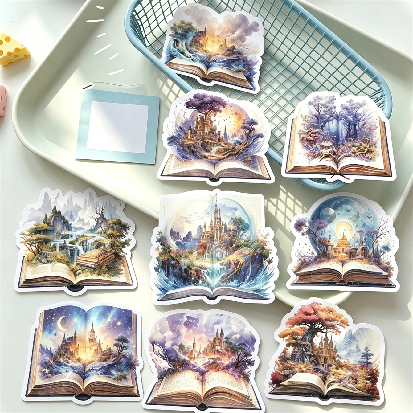 15/28/43pcs Creative Cute Self-made Magic forest Book Stickers Graffiti DIY Decorative Mobile Phone Case Notebook Water Cup