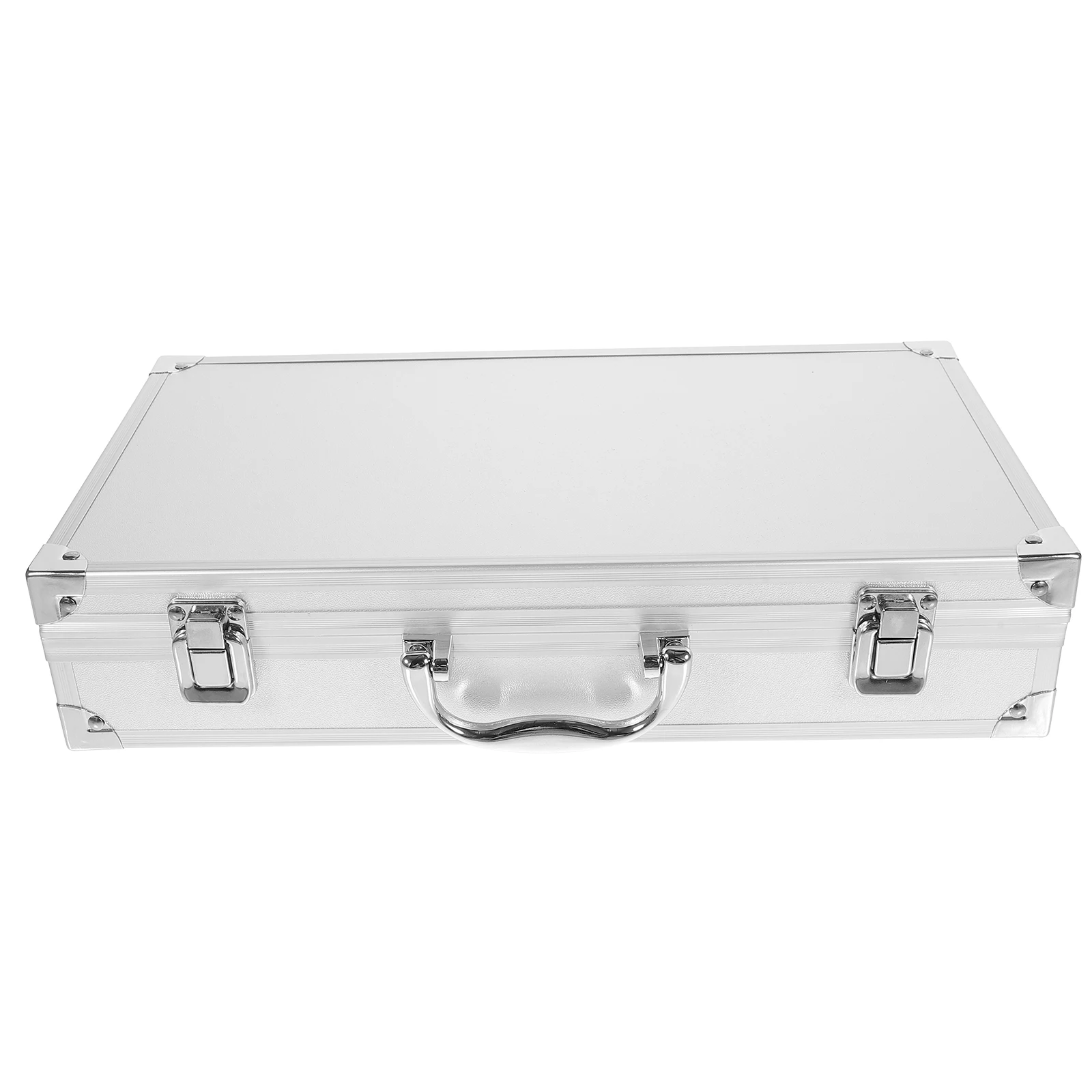 

Aluminum Alloy Toolbox White 35x19x65mm Large Capacity Storage Case Tools Container Medicine Box Portable First Aid Case