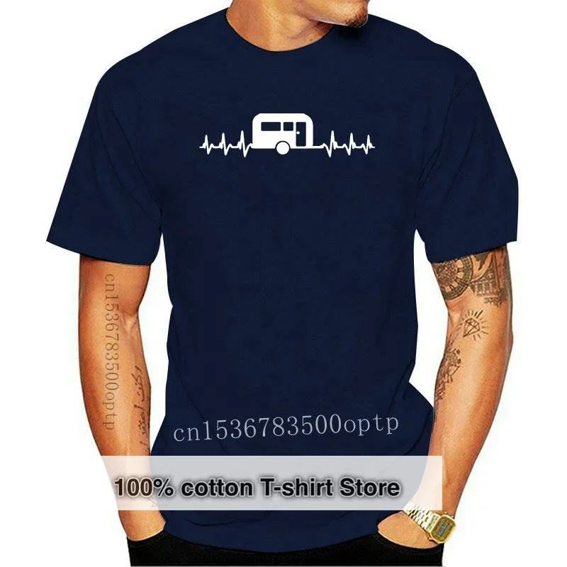 New 2021 Its In My HeartBeat Caravanning T Shirt Campinger Caravan T-Shirt FREE UK PP T-Shirt for Men/Boy Short Sleeve Cool Tees