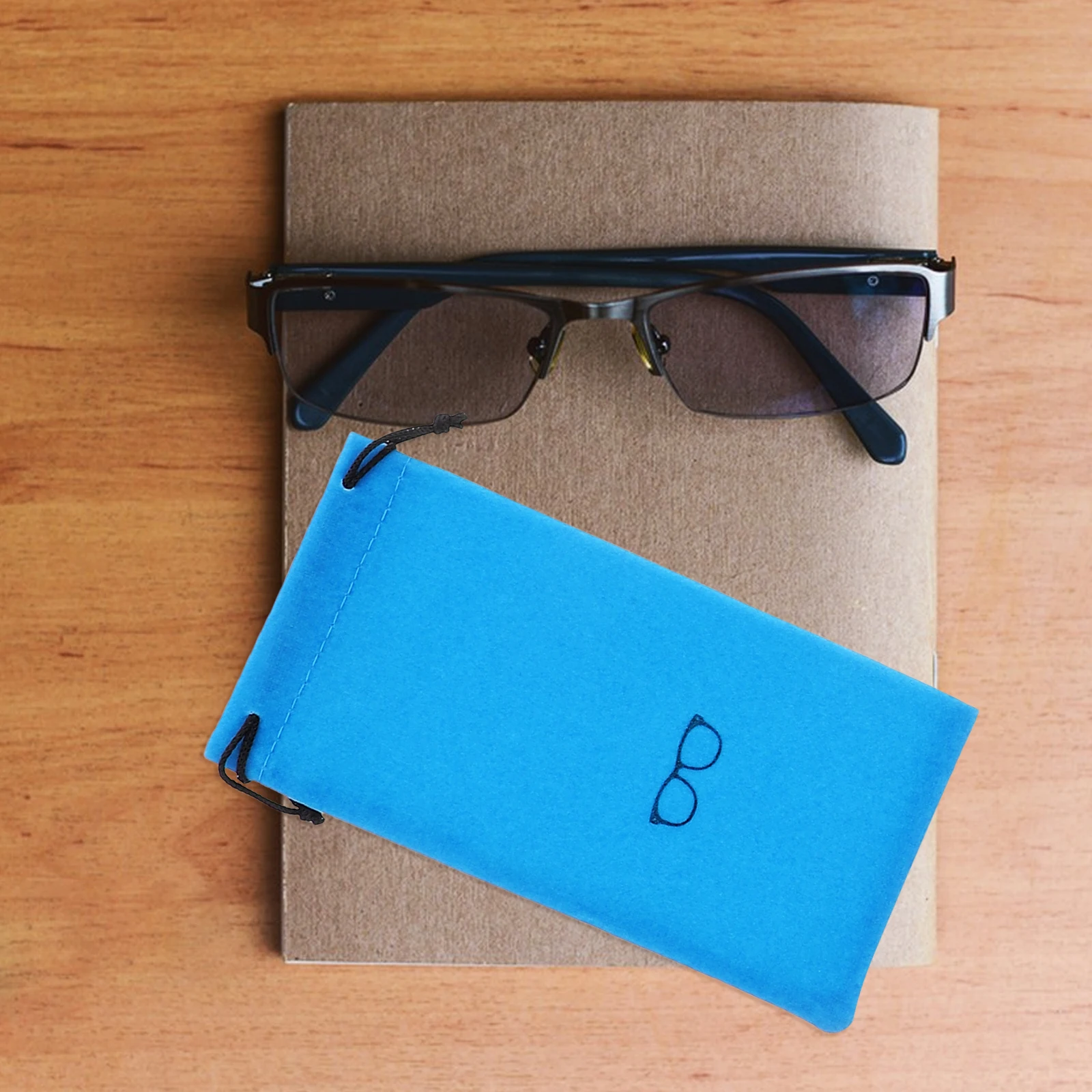 

12pcs Glasses Storage Bag Soft Flannel Case Portable Eyeglass Sleeve Pouch ganizer Sunglasses Protector Fabric Daily Use Travel