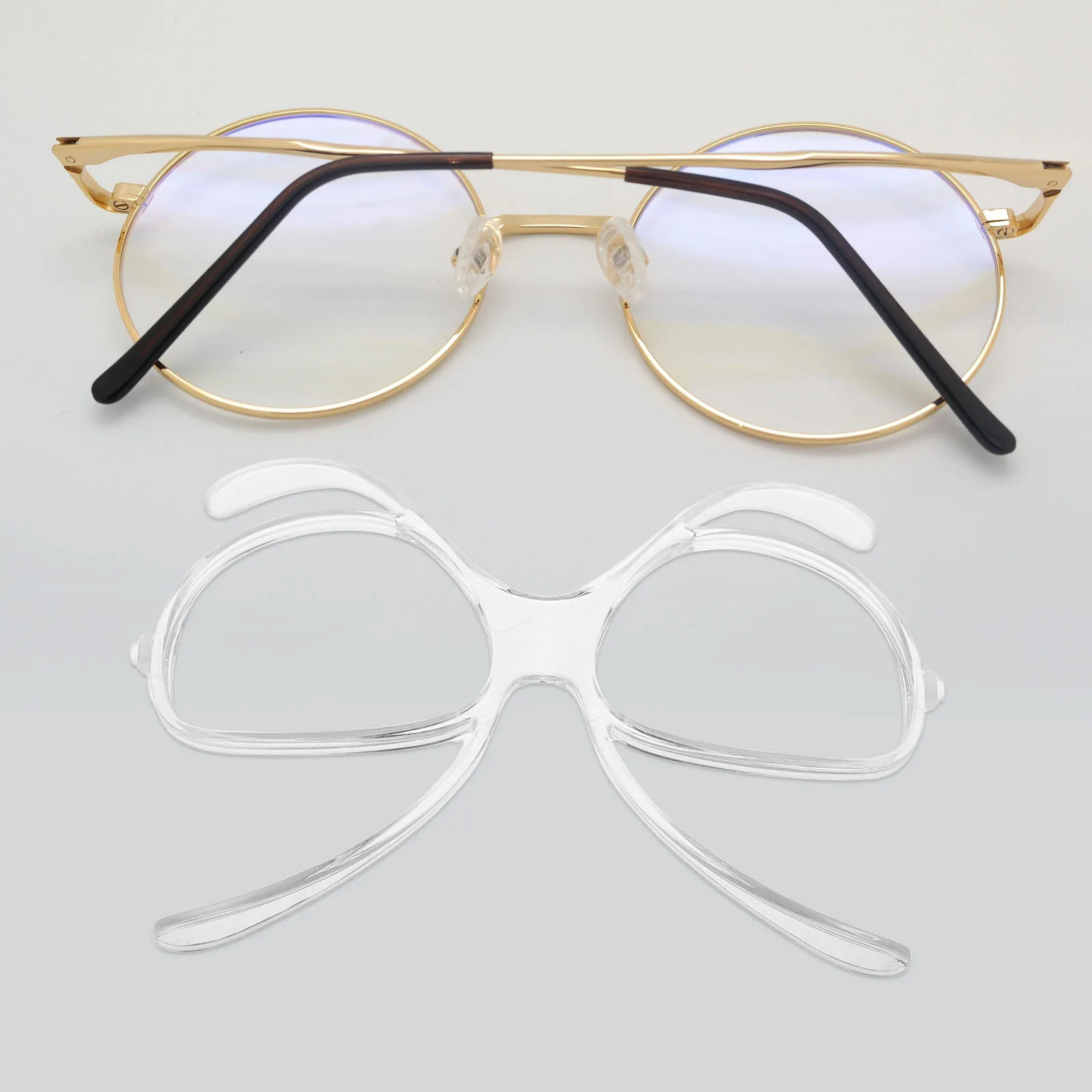 

Универсальные лыжные очки, внутренняя рама, вставка, ударопрочный пластик для ПК, совместимые с лыжи, сноуборд, мотоциклетные очки, аксессуары