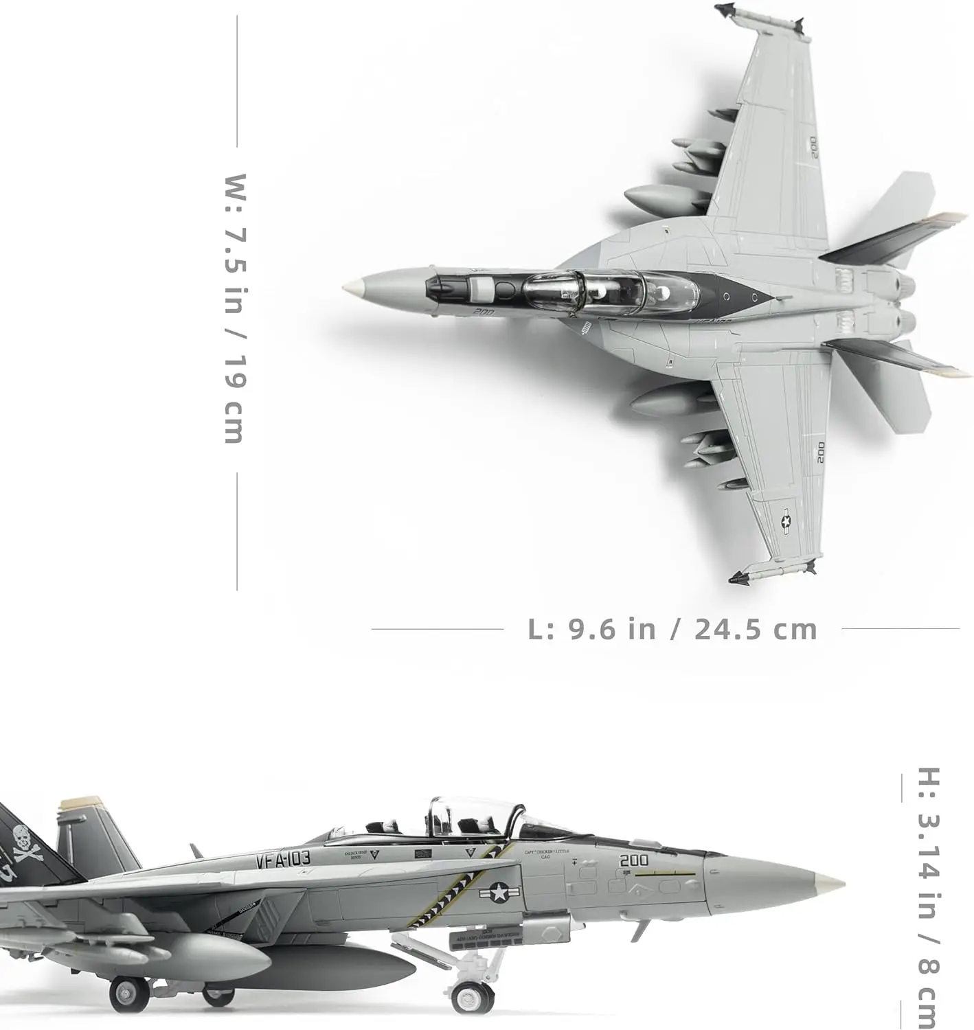 Model samolotu US Air Force 1/72 F-A-18 Super Hornet, wykonany ze stopu, model myśliwca na pokładzie okrętu, zabawki dla dzieci, prezent urodzinowy dla chłopca