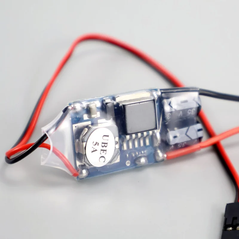 1 قطعة UBEC 5 فولت -5A و 5 فولت-15A BEC منظم مفتاح مضاد للتدخل محمي بالكامل، مناسب للتحكم عن بعد متعدد الدوار للطائرات بدون طيار