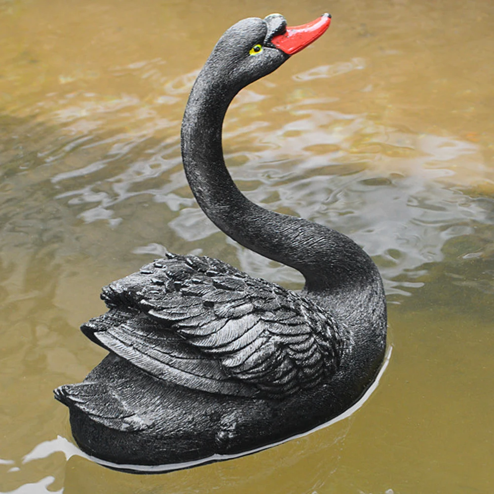 

Resin Simulation Floating Home Garden Decoration Swan Ornament Pool Pond Courtyard Golf Courses Parks Elegant Decoration