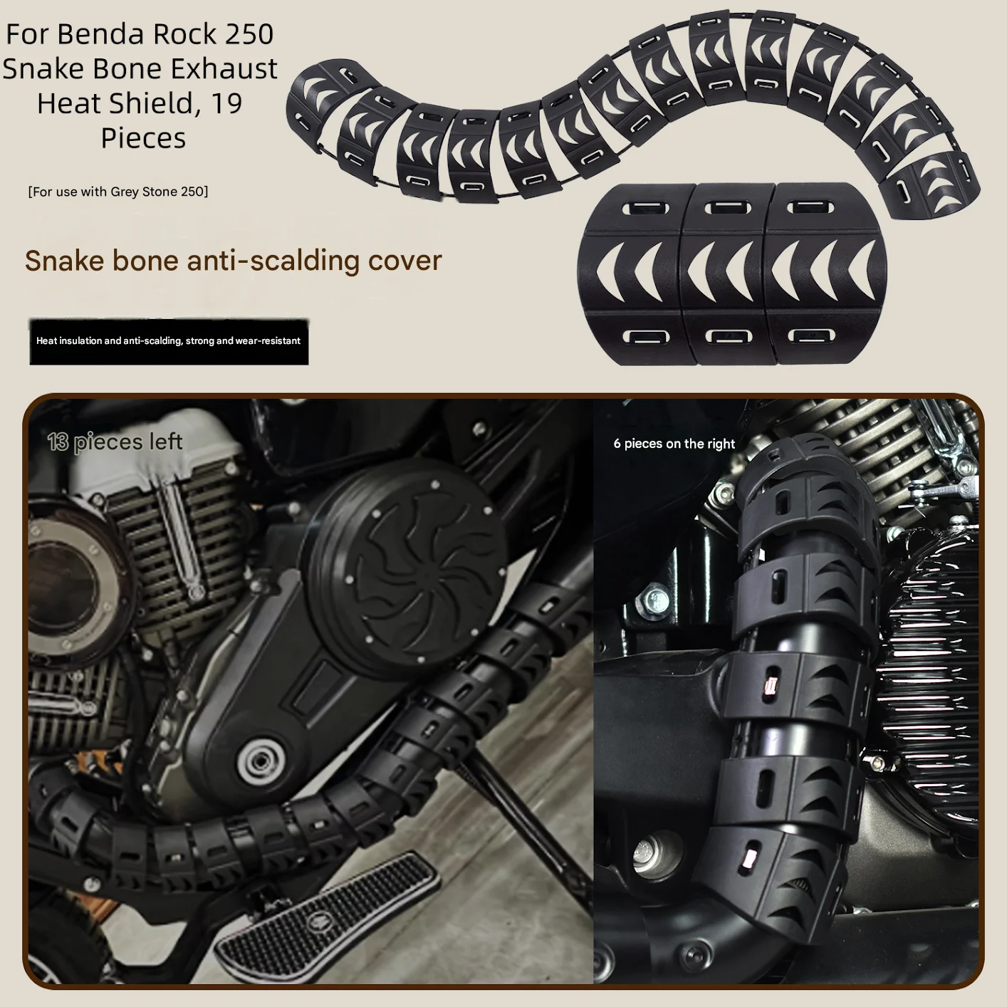 Link 2: Modified Heat Shield for Benda Rock 250
