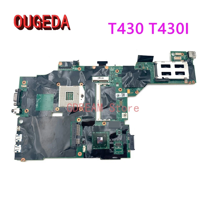 

OUGEDA FRU 04X3641 04Y1406 04W6625 00HM303 04X3639 Mainboard For Lenovo ThinkPad T430 T430I Laptop Motherboard GMA HD DDR3