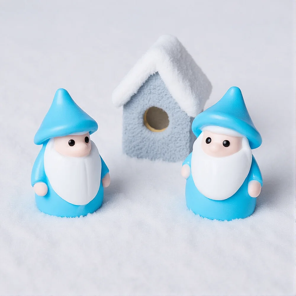 Diy Decoration Accessories Resin Mini Ornaments Micro Landscape Decoration Vivid Christmas Ornaments For Bookshelf Windowsill