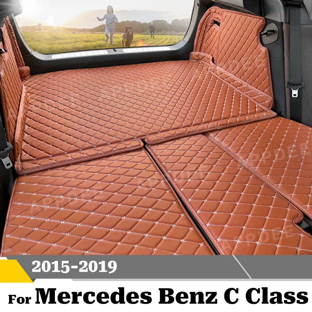 

APPDEE For Mercedes Benz C Class Wagon S205 2015-2019 18 17 16 Auto Full Coverage Trunk Mat Car Cargo Liner Interior Accessories