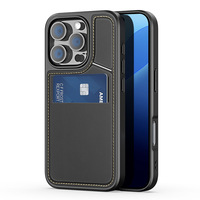 Dux Ducis Multi-function Card Slot Stand Holder Leather Case For Iphone 16 15 14 Plus Pro Max Magsafe Case Charging Wallet Cover