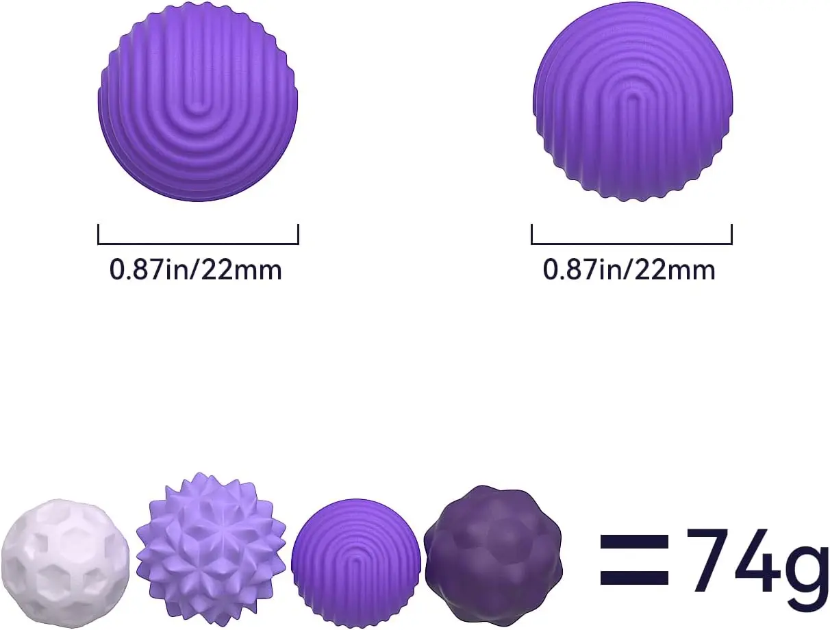 Sfere magnetiche in silicone Giocattolo agitatore Rullo manuale Sfere magnetiche sensoriali Ansia antistress per adulti Adolescenti con set regalo giocattolo per autismo