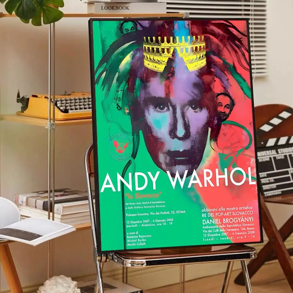 Andy Warhol Canvas Painting Movie Sticky Posters Fancy Wall Sticker for Living Room Bar Decoration Vintage Decorative Painting