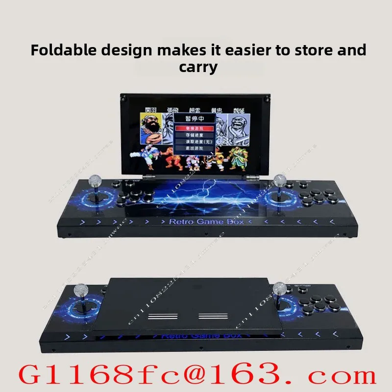 High Quality Two Player Joystick Arcade with TV and Home Folding Game Console