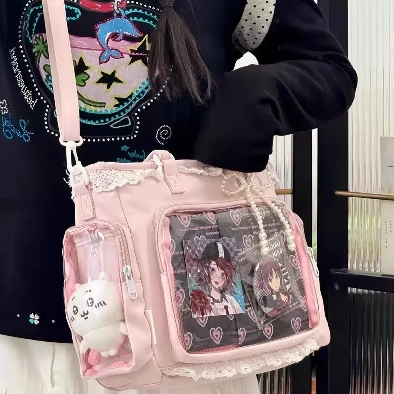 حقيبة باليه جيرل كبيرة الشهية Itabag يابانية ذات اتجاهين بكتف واحد حقيبة كروس هدية للأصدقاء حقيبة يد نسائية