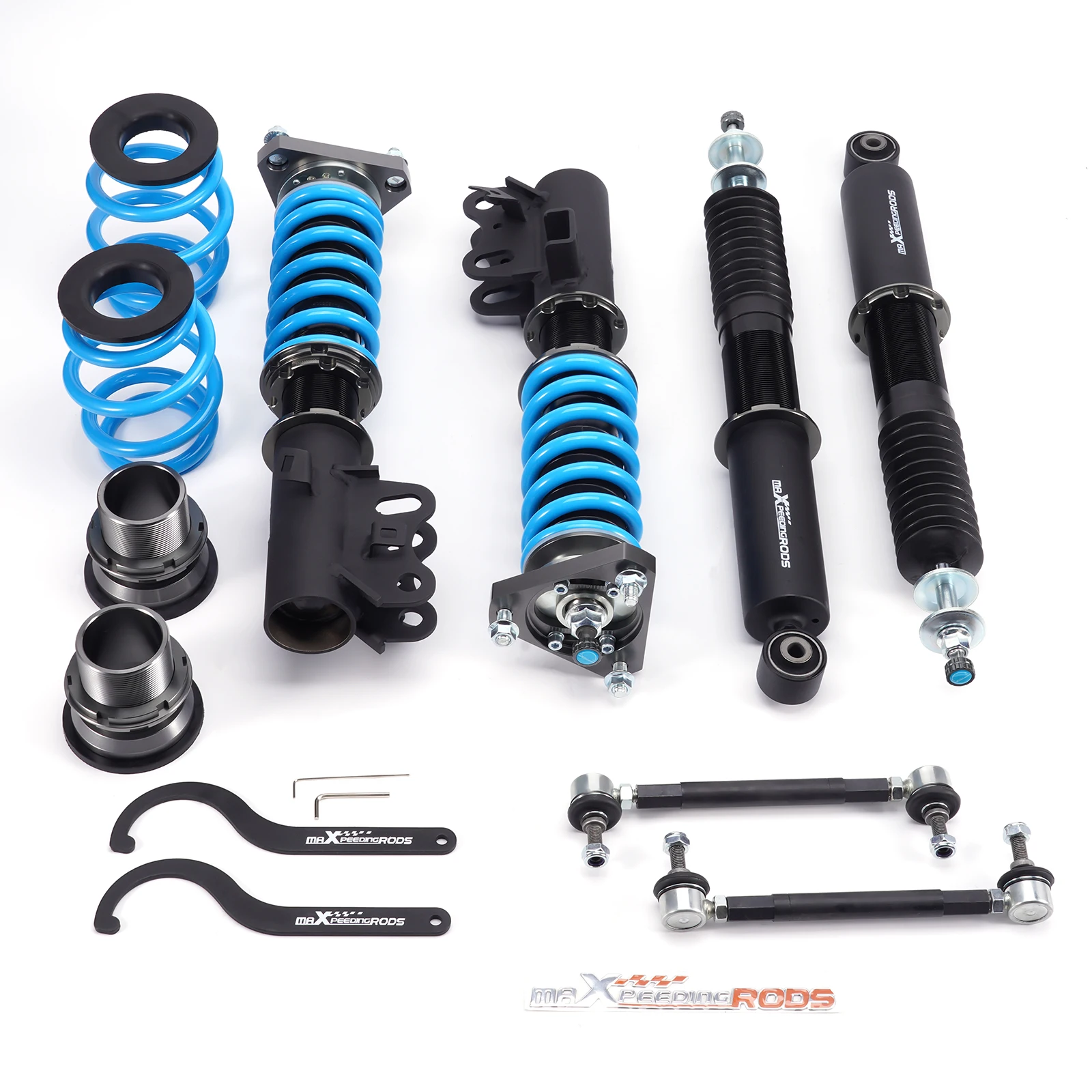 4pcs Coilovers 24 Way Damper Lowering Springs Suspension Kit For Honda Civic SI 14-15