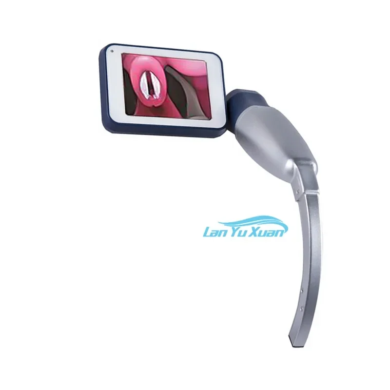 CE ISO Stainless steel Handheld Video laryngoscope set with Disposable blades for  tracheal intubation