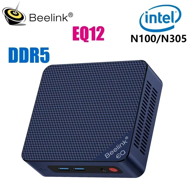 Mini PC Beelink-EQ12 Pro,デスクトップ,Intel Core i3,n305,eq12,n100,ddr5,16g,500g,bt5.2,wifi6,デュアル2.5g  - AliExpress