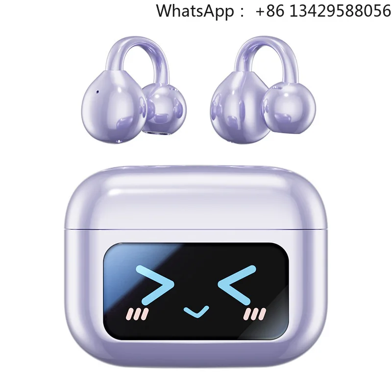 

Cross-Border Bestseller Clip-On Control Smart Screen High-Quality Earbuds