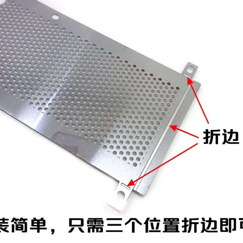 Metal Simulation Skid Plate Cover Plate for 1/14 Tamiya RC Truck Trailer Tipper King Hauler 56344 56301 Car Diy Parts