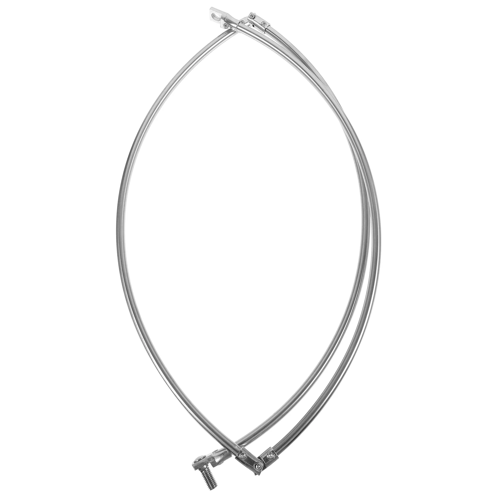 

1 Stainless Steel Fishing Circle Foldable Circular Net Simple Design Practical Dip Nets Crab Landing Net