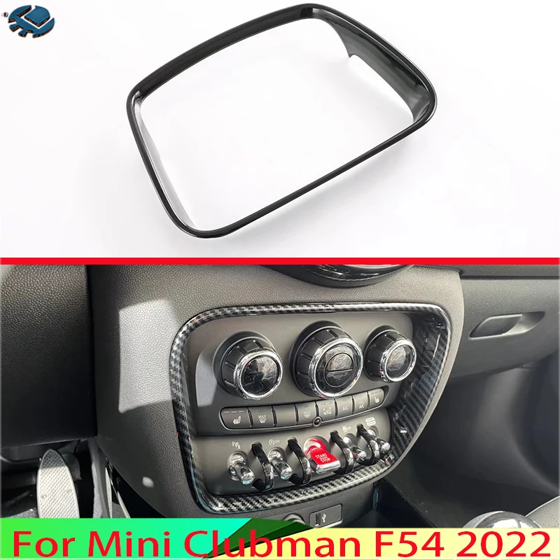 

For Mini Clubman F54 2022 2023 Car Accessories ABS Chrome Air Conditioner Switch Cover Frame