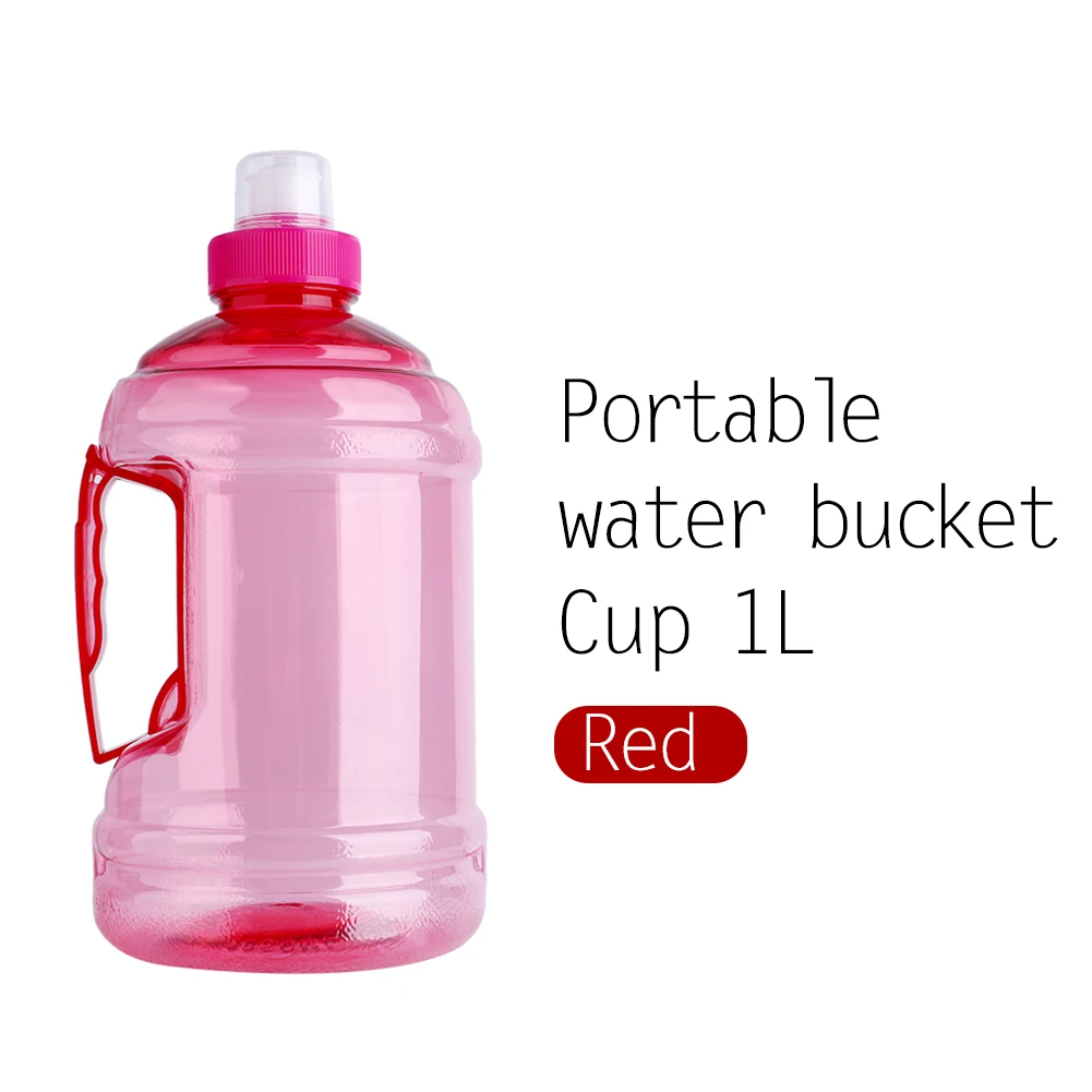 1L BPA Free Drink Water Bottle Cap Kettle PET Sport Picnic