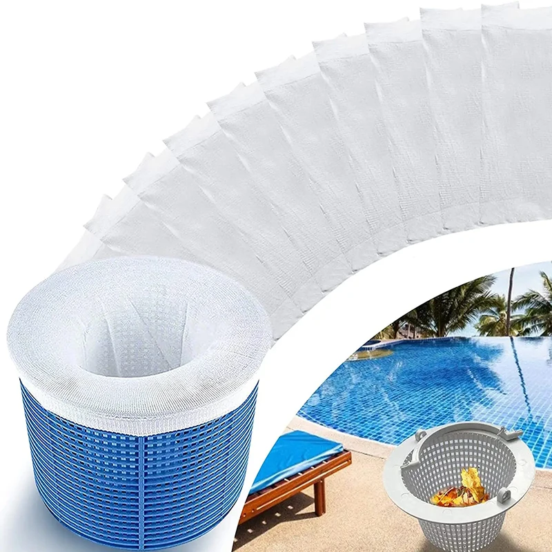 10pcs Swimming Pool Skimmer Socks Home Appliance Nylon Mesh Filters Baskets Skimmers Swimming Pool Cleaning Tool Accessories
