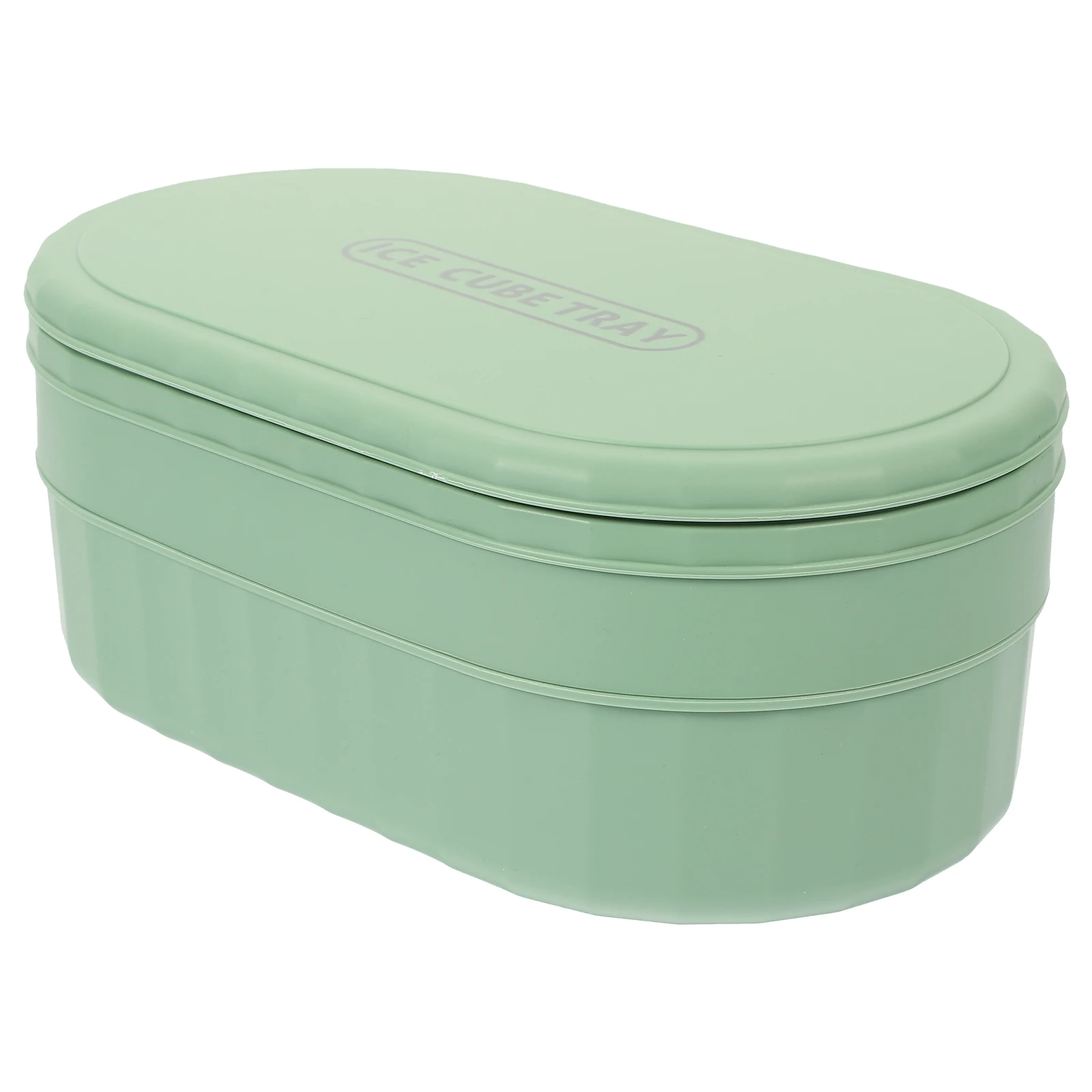 

1 set Press Cube Tray with Lid Non-Stick Mold Food Grade Ice Trays for Freezer Bucket Container Ice Maker Tools Kitchen Bar