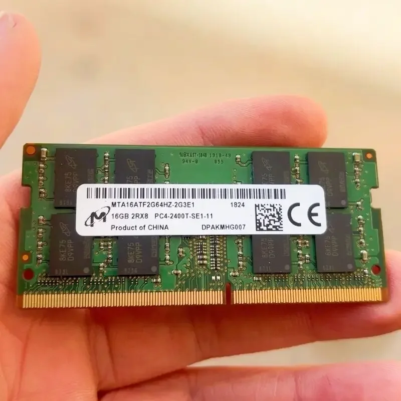 

Micron RAMS DDR4 16GB 2400MHz Laptop Memory DDR4 16GB 2RX8 PC4-2400T-SE1-11 SODIMM 1.2V notebook memory