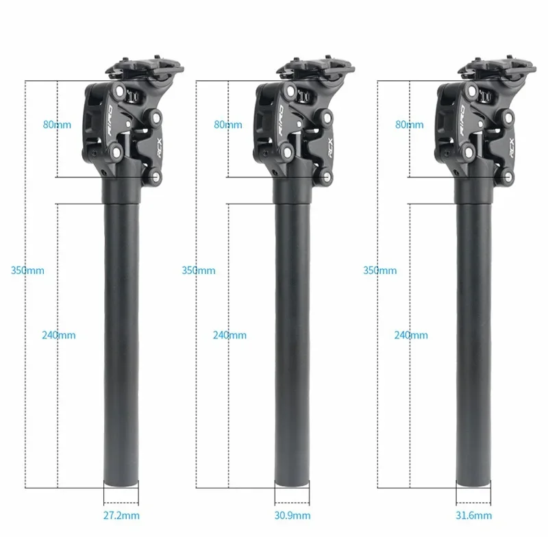 Bicycle Seat Post MTB road Bike seatpost with shock absorber 27.2 30.9 31.6mm Bike Seat Tube Four link Seat Tube bicycle parts