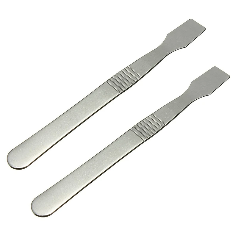 2X Stainless Steel Sealing Scraper Flat Scraper Sealing Tool For Solder Paste