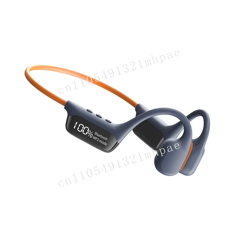 2025 S10 Condução óssea IPX8 Fone de ouvido para natação à prova d'água Bluetooth Fone de ouvido esportivo sem fio com display digital 32 GB