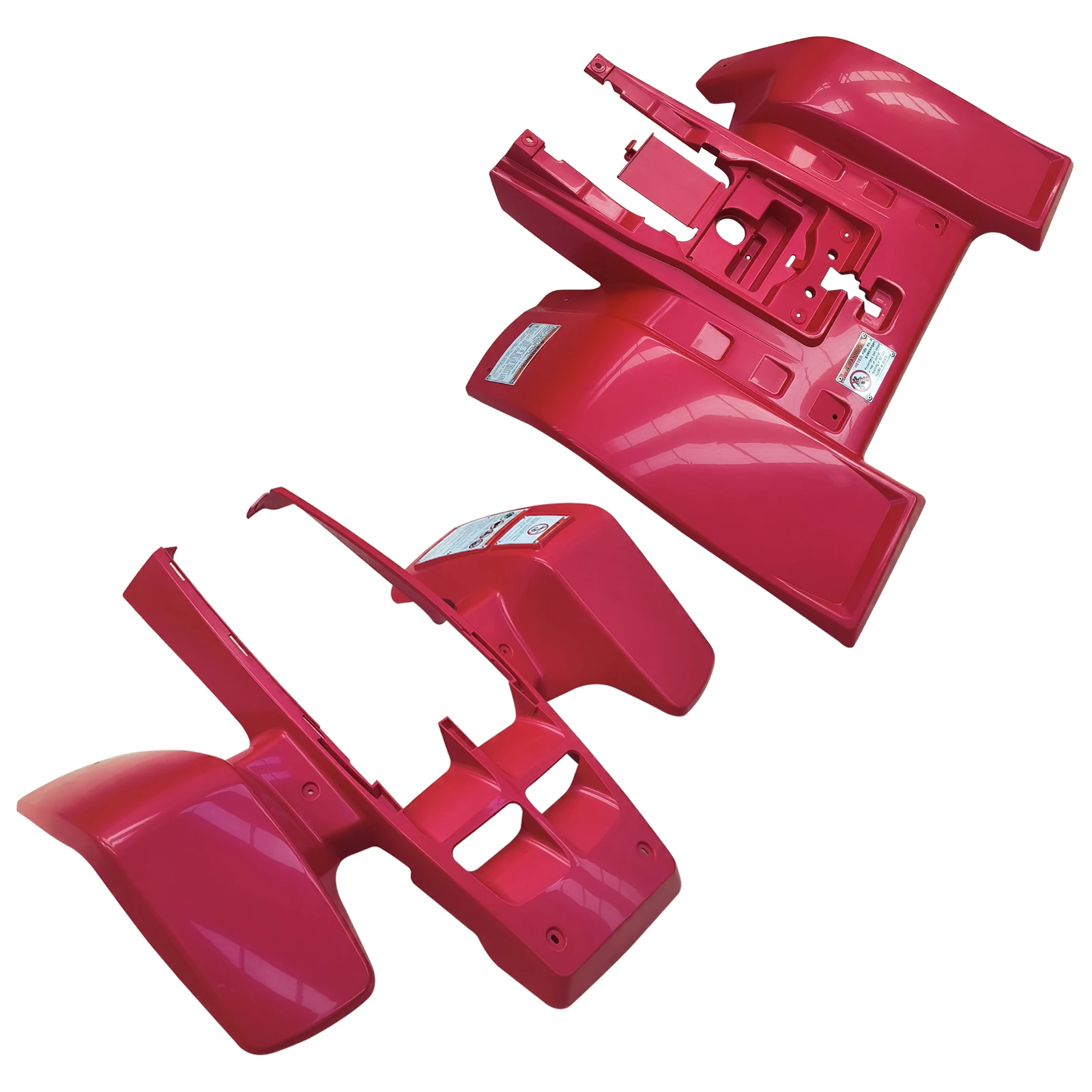 Red plastic car shell Fit For YMH Banshee350 1987-2006 OEM 2GU-W2151-C1-00,2GU-W2161-C2-00