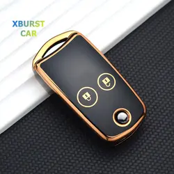 2/3 Buttons for Honda Civic IX Pilot Accord 8 CRV Jazz HRV for ACURA MDX TL TSX ZDX RSX TPU Car Key Fob Cover Keyless Key Holder