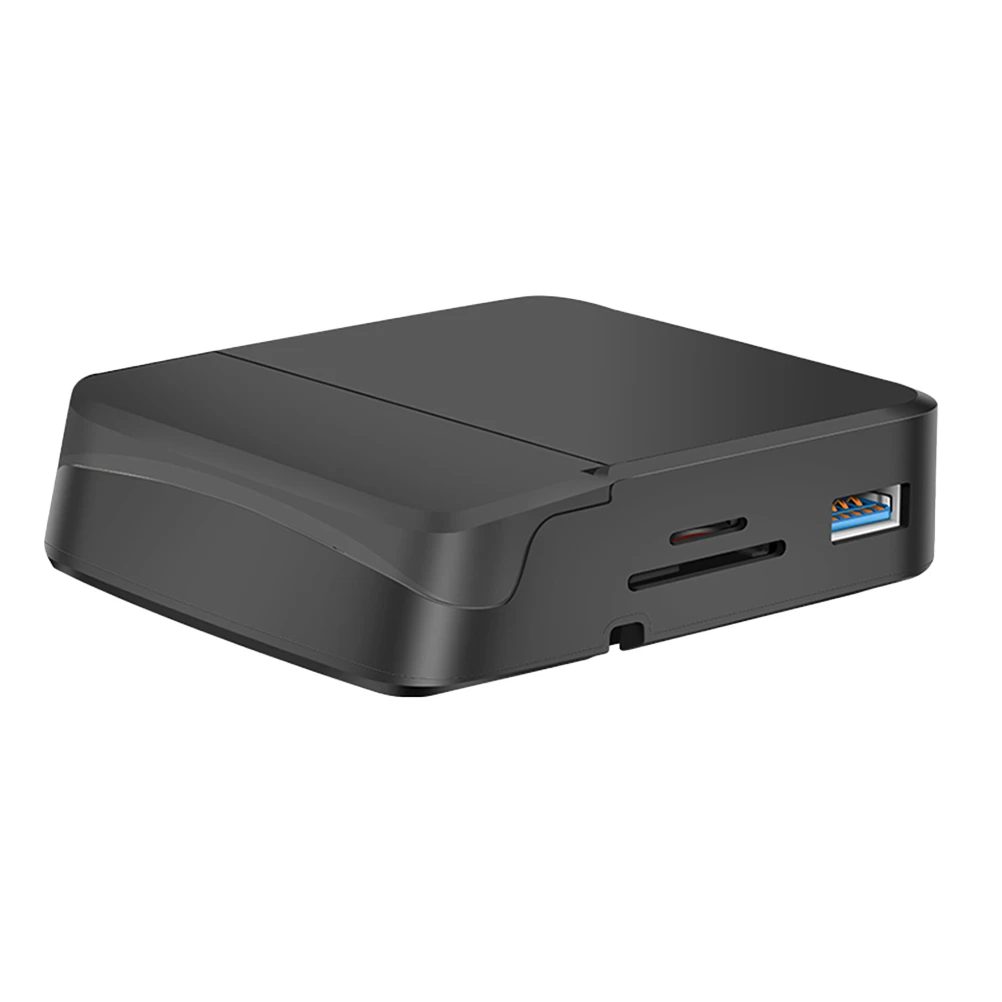 

USB-C Docking Station Hub Splitter 8 Ports Aluminum Alloy Lightweight Durable Multi-functional Phone Bracket USB Hub Data Dock