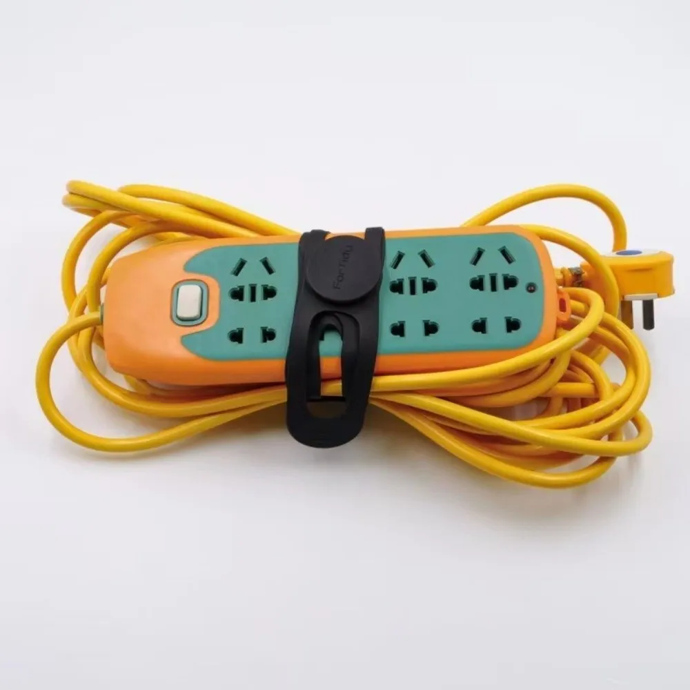 3/4pcs Silicone Slow Cooker Latch Strap Secure Hold Elastic Bundling Strap Multi-Use Adjustable Curtain Holder Tie Lunch Box Use