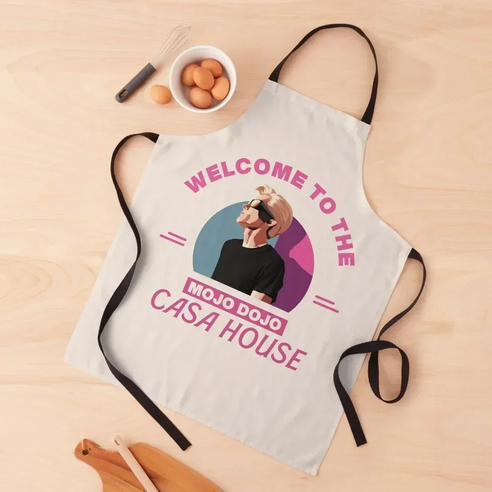 

Mojo Dojo Casa House Apron Chef jacket men For Men For Woman Household Items Kitchen Apron